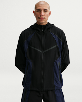 Nike Tech Men's Dri-FIT Woven Color-Block Windrunner Loose Jacket